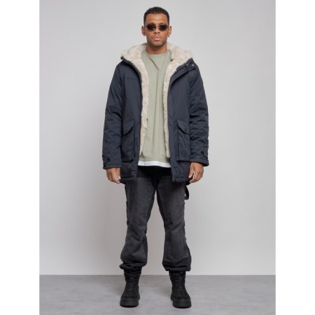 Winter male park, size 54, dark blue color