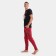 Pajama New Year's male KAFTAN "Santa Claus", red/black color, size 48