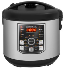 MAUNFELD MPMC-1624s multicooker, 860 watts, 5 l, 21 program, anti-stick coating, gray-black 93