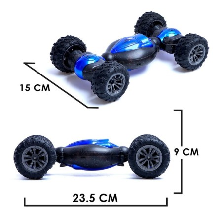 Hyper Skidding car with gesture control, blue color-1