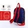 Baby backpack on lightning, blue color