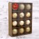 Set of balls plastic D-6 cm, 12 pcs "Gloria" gold