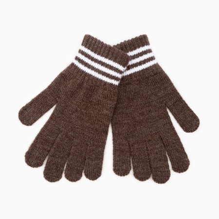 Gloves are single children, brown color, size 14 (7-9 years)