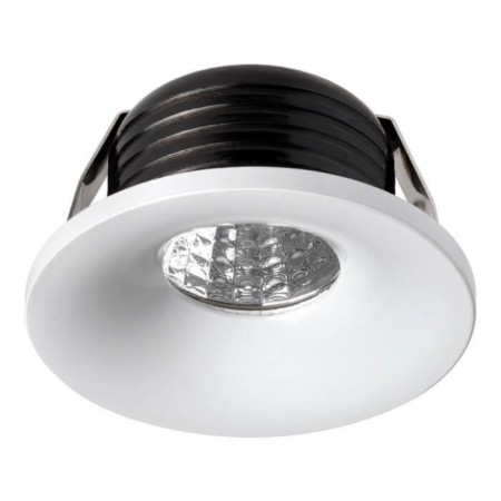 Built -in LED LED NOVOTECH, 3 W, 220 V, 40x40 mm, d = 40 mm, white
