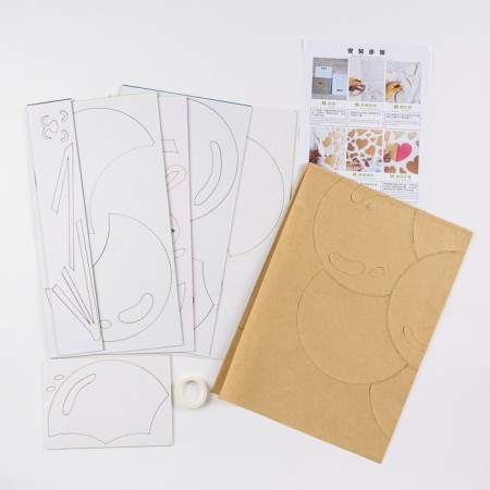 Interior stickers "elephant", children's, decor on the wall, panel 61 x 80 cm-1