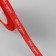 A satin ribbon “Your Gift”, 10 mm, 23 ± 1 m, color red No. 26