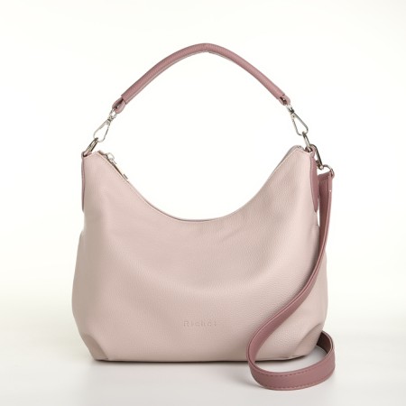 Women's bag with lightning, beige color
