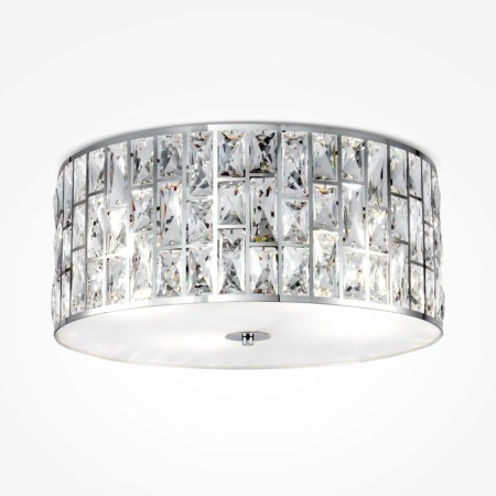 Suspended lamp Maytoni Mod184PL-04CH, 4KHE27, 60W, 50x50x23 cm, chromium color