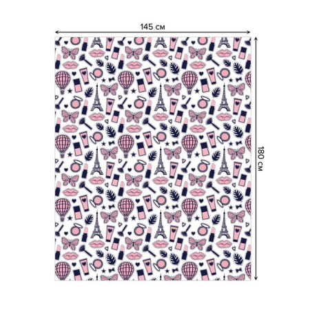 Girls “Girls” table, rectangular, Saten, size 145x180 cm on the table-1