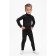 A set for a boy thermo (turtleneck, pants), black color, height 104 cm (30)