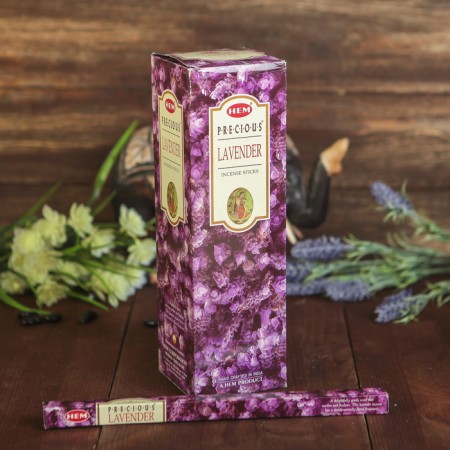 Incense "hem" 8 sticks coal lavender