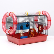 Homa 4 rodents cell, 55 x 37 x 42 cm, mix of flowers
