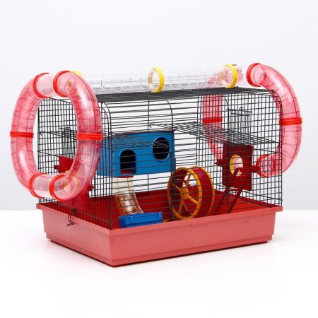 Homa 4 rodents cell, 55 x 37 x 42 cm, mix of flowers