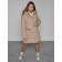 Coat insulated winter female, size 48