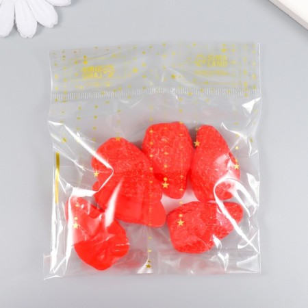 DECOR for creativity PVC "Half of strawberries" 3.6x2.4x1.5 cm-3