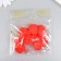 DECOR for creativity PVC "Half of strawberries" 3.6x2.4x1.5 cm