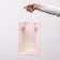 Gift package, with a window, 30 x 20 x 16 cm, pink, 1pc.
