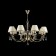 Chandelier Maytoni RC093-PL-08-R, 8HE14, 40W, 85x85x103 cm, bronze color