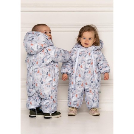 Combineson winter children, height 80 cm, beige color-1