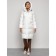 Coat insulated winter female, size 48, white color