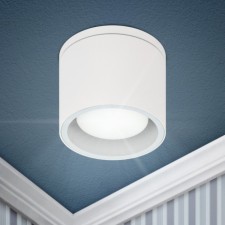 Светильник настенно-потолочный спот WL40 WH GX53, белый, IP54