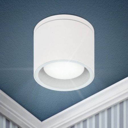 Lamp Wall-flowing spot WL40 WH GX53, White, IP54