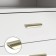 Cappio RSC030 handle, m/o 96 mm, satin gold color