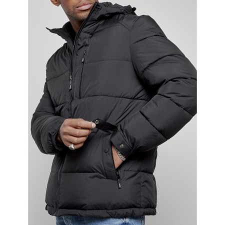 Sports male winter, size 50, black color-10