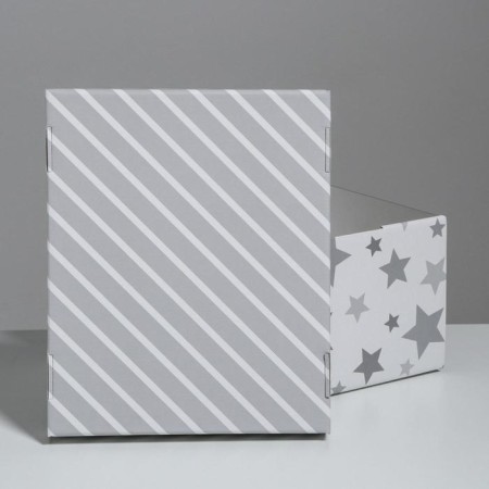Gift folding box, packaging, “starry joys”, 31.2 x 25.6 x 16.1 cm-3