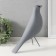 Souvenir Polystone "Bird" gray 28x23.5 cm