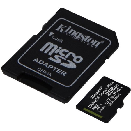Microsdxcccc Map 256GB KingSton SDCS2/256GB Canvas Select Plus + Adapter-1