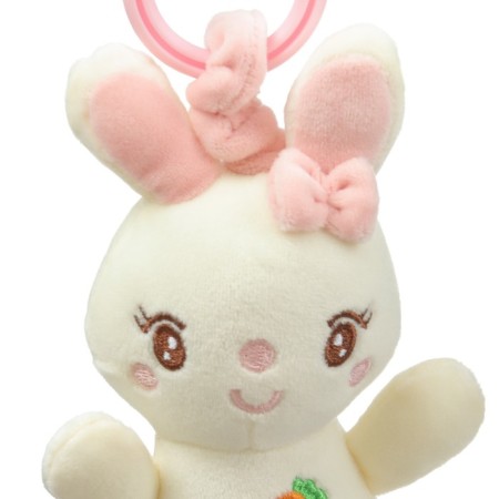 Suspension with vibration "Sweet bunny", a tear, on a crib, stroller, crumb I-7