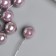 Stamens for flowers "Ball pearl silver-gray" d = 1.2 cm 6x1.2x1.2 cm