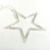 Garland "fringe" 2.4 × 0.9 m with nozzles "Stars", IP20, Transparent thread, 138 LED, glow warm white, 8 modes, 220 V