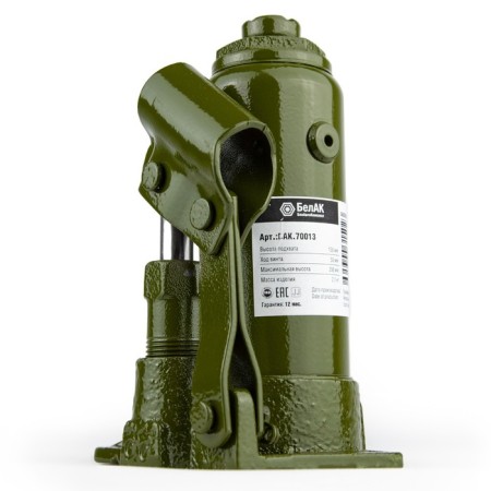Hydraulic jack "ECO" ECO BAC. 70013, lifting/picking 308/158 mm, 4 tons-5