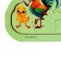 Puzzles on the substrate "Bird"