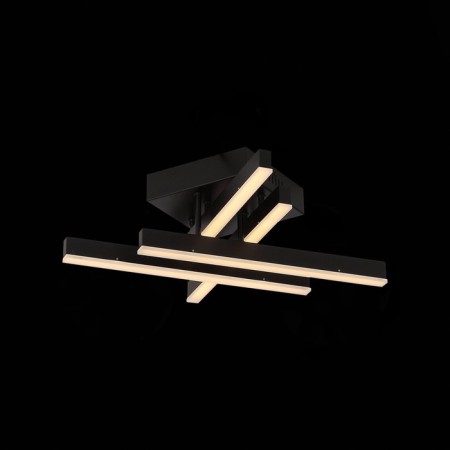 Ceiling Ceiling ST LUCE. SL933.402.04. Samento. 1x22 W, LED, 3000K/4000k/6000k, 50x50x15 cm, black color-6