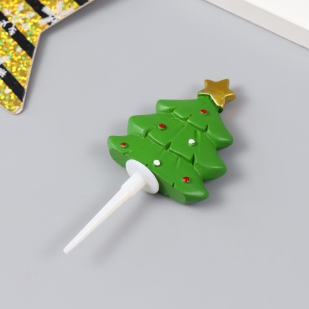 Decor for creativity Polystone "Emergency Christmas tree" 4x5 cm-1