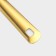 Stainless steel noise, length 25.5 cm, gold color