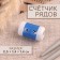 Row counter, 2.5 × 1.4 × 1.4 cm, blue color