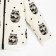 Kit: sweatshirt and pants crumb I am “raccoons”, white color, height 80-86 cm
