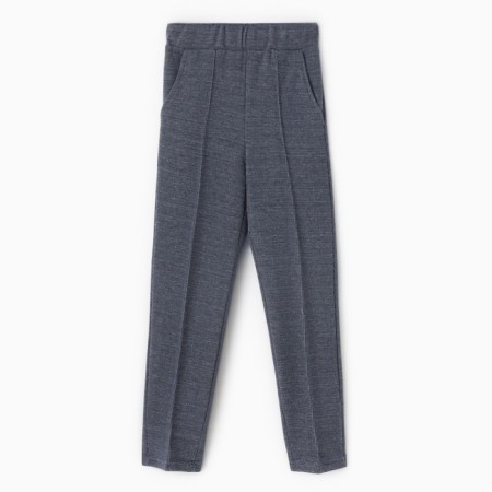 School pants for a boy, blue color, height 140 cm