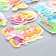 Plastic sticker, 6D cardboard with sparkles "World of Mermaids" 25.5x17.5 cm