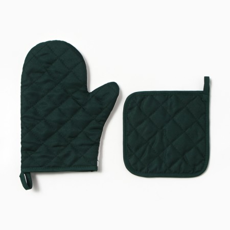 Kitchen "Aloe Vera" mittens-output 20x27cm, take 17x17cm 100% p/e-2