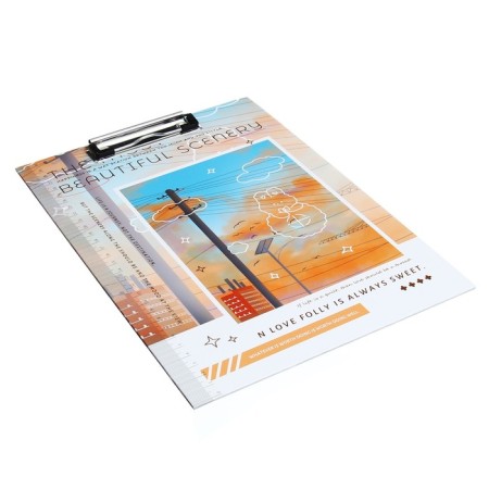 Tablet with a pressing format A4 Cardboard "Nature", mix-6