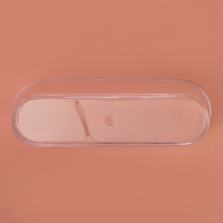 Kremanka plastic disposable oval "lemoncello", 100 ml, transparent color-3