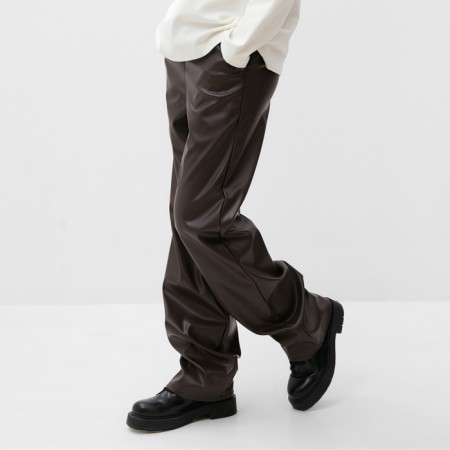 Women's leather pants Mist Bas, p. 44, brown-2
