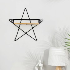 Wall hanger with a shelf 