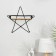 Wall hanger with a shelf "Zvezda", with backlight, 3 hooks, black