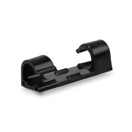 Holder self -adhesive for wires and garlands of tundra, 20 pcs, black color-6